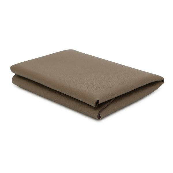 エルメス コインケース カルヴィ デュオ エトゥープ/シルバー金具 エバーカラー W刻印 財布