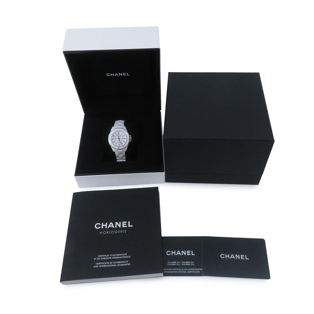 シャネル J12 H5699 CHANEL 腕時計 白文字盤