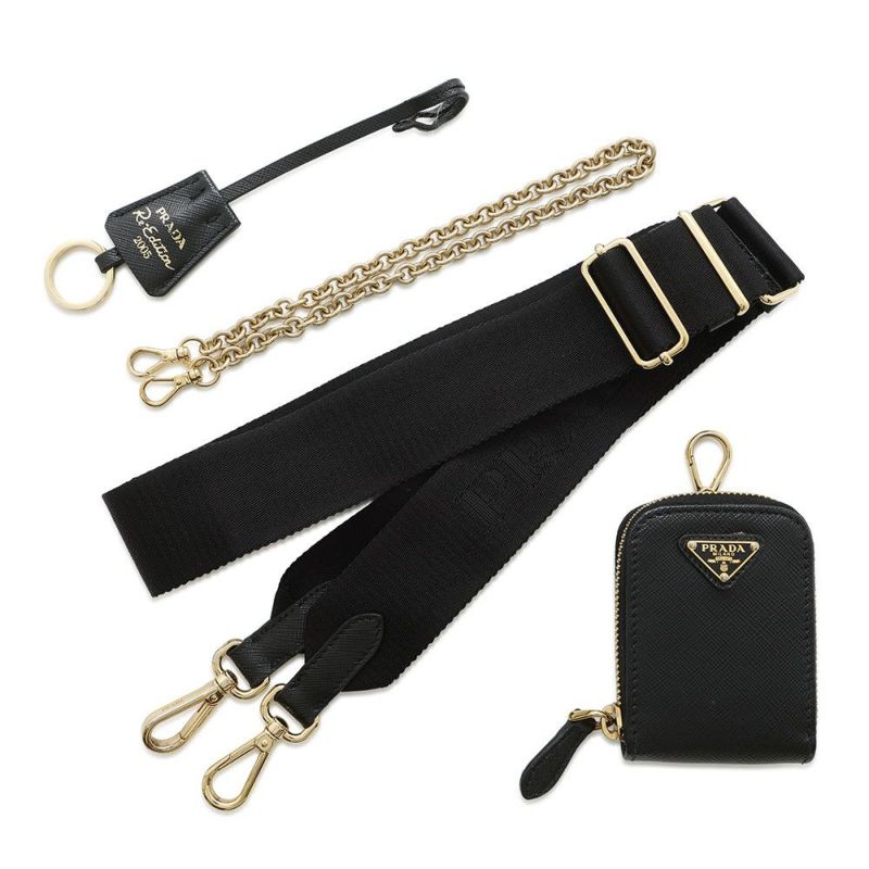 プラダ ショルダーバッグ Re-Edition 2005 Re-Nylon ナイロン 1BH204 PRADA 2wayバッグ 黒