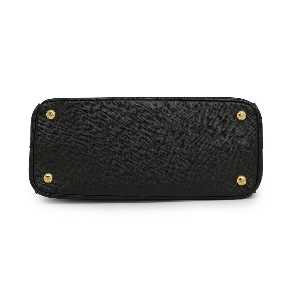 プラダ ハンドバッグ ガレリア サフィアーノレザー ミディアム 1BA863 PRADA 2wayショルダー 黒