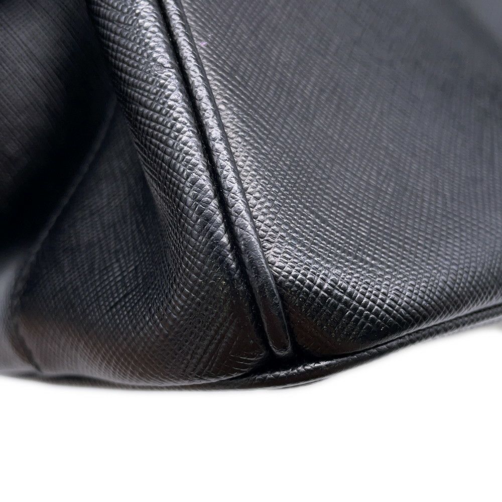 プラダ ハンドバッグ ガレリア サフィアーノレザー ミディアム 1BA863 PRADA 2wayショルダー 黒