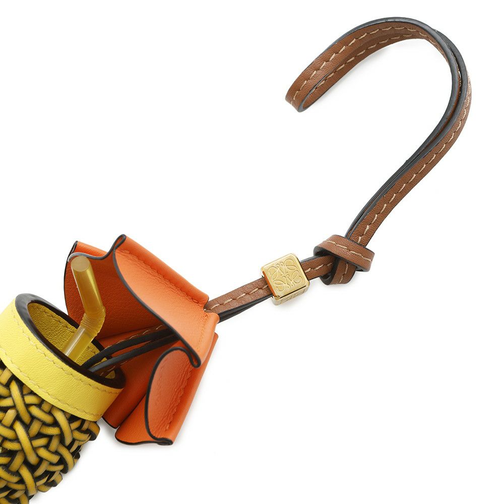 ロエベ バッグチャーム アナグラム パイナップル カクテル レザー LOEWE