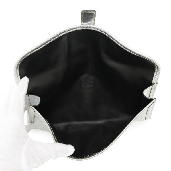 決算セール開催中】エルメス クラッチバッグ ジジェ エラン シルバー