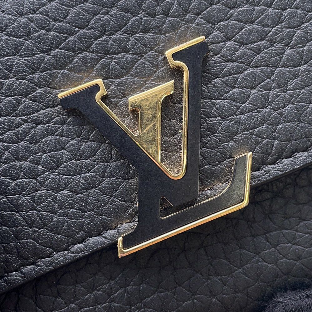 ルイヴィトン 財布 トリヨンレザー ポルトフォイユ・カプシーヌXS M68587 LOUIS VUITTON ヴィトン 黒