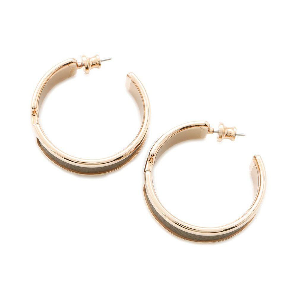 エルメス ピアス オランプ エトゥープ/ピンクゴールド金具 エプソン HERMES アクセサリー