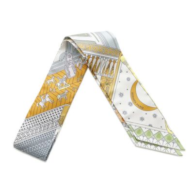 極美品★エルメス HERMES ツイリー Epaulettes de Gala エルメス スカーフ ツイリー エポレット・ドゥ・ガラ Epaulettes
