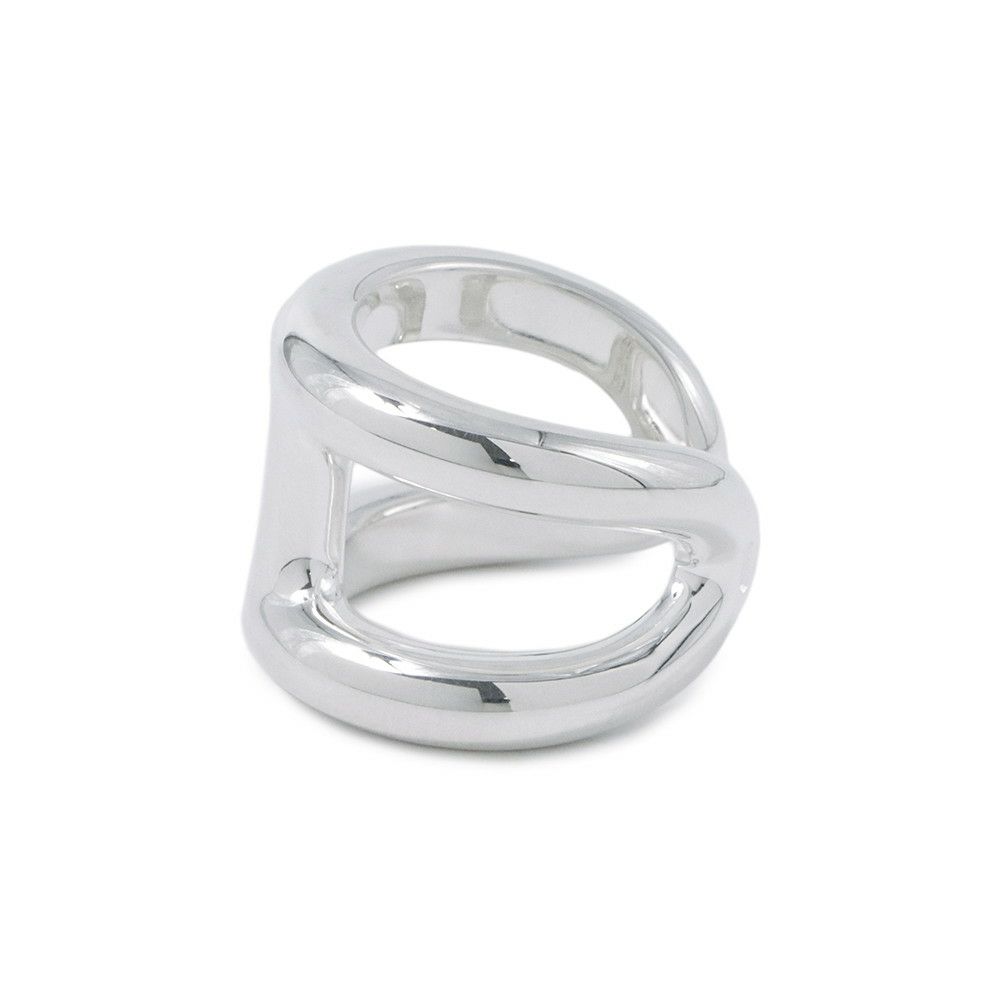 エルメス リング オスモズGM Osmose SV925シルバー リングサイズ50 HERMES ジュエリー 指輪