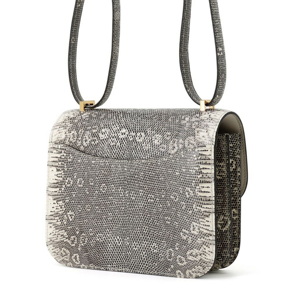 エルメス ミニ コンスタンス3 ミロワール オンブレ/ゴールド金具 リザードナチュラ B刻印