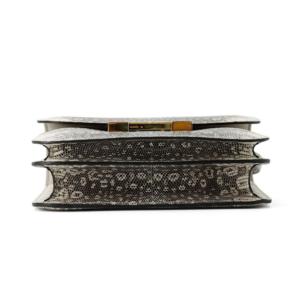 エルメス ミニ コンスタンス3 ミロワール オンブレ/ゴールド金具 リザードナチュラ B刻印