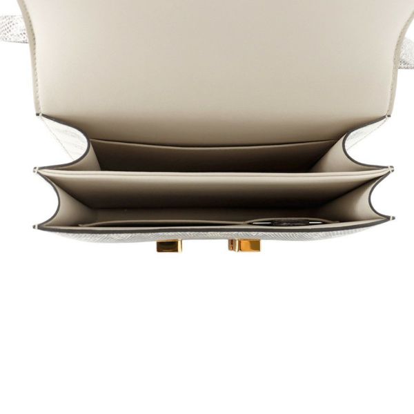 エルメス ミニ コンスタンス3 ミロワール オンブレ/ゴールド金具 リザードナチュラ B刻印