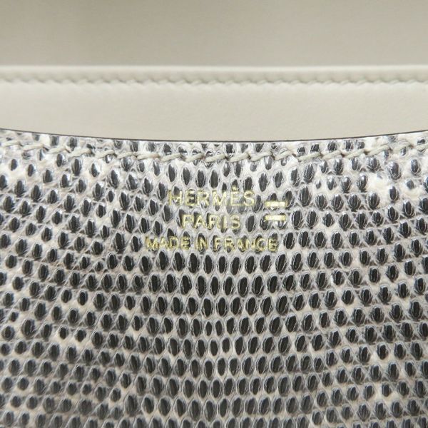 エルメス ミニ コンスタンス3 ミロワール オンブレ/ゴールド金具 リザードナチュラ B刻印