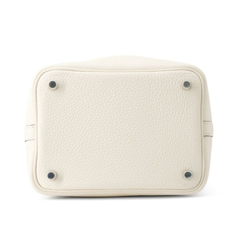 エルメス ハンドバッグ ピコタンロックPM ナタ/シルバー金具 トリヨンクレマンス K刻印 HERMES トートバッグ