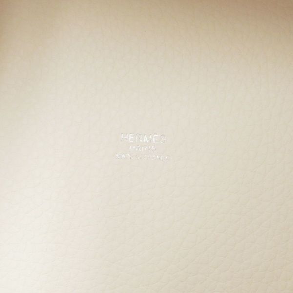 エルメス ハンドバッグ ピコタンロックPM ナタ/シルバー金具 トリヨンクレマンス K刻印 HERMES トートバッグ