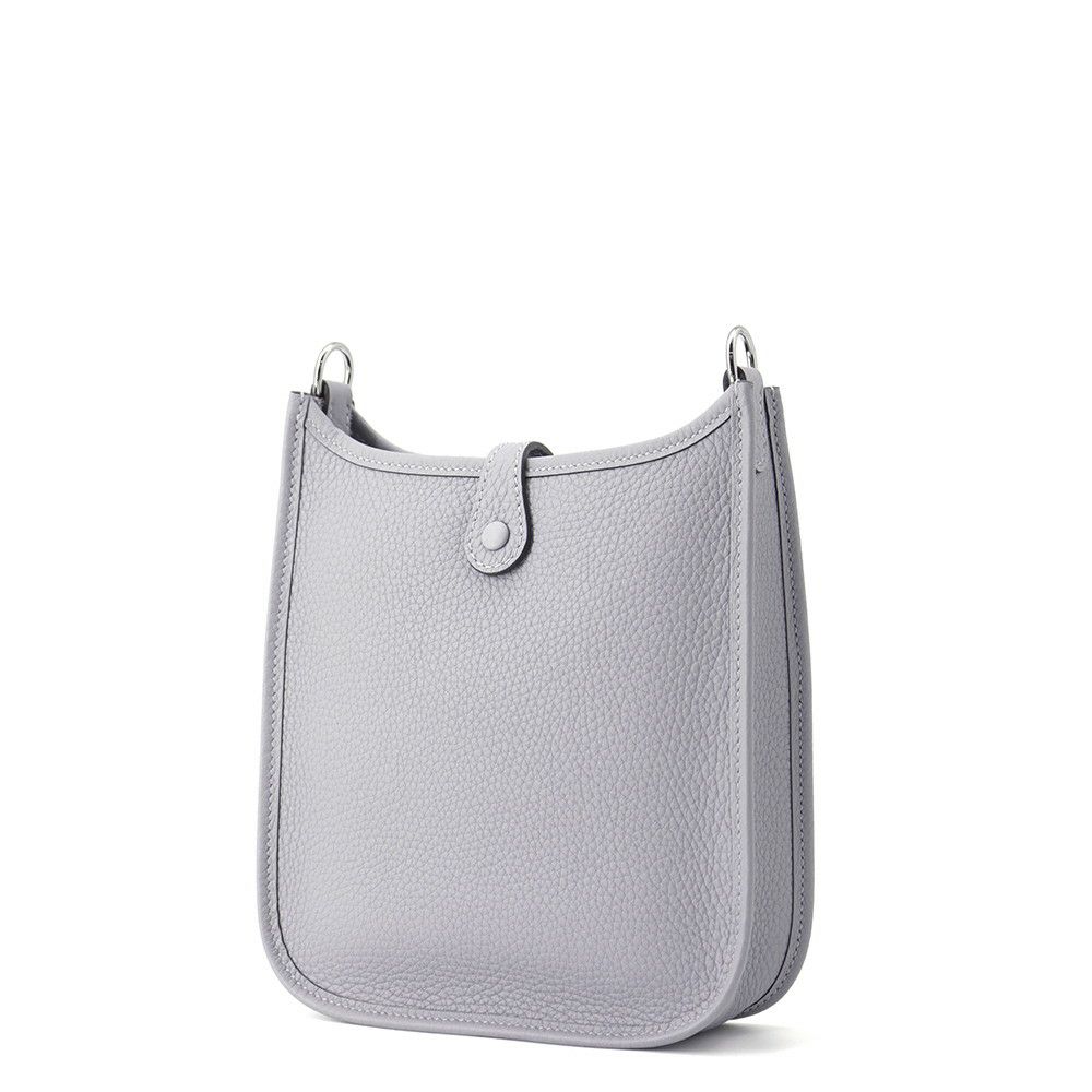 エルメス ショルダーバッグ エブリンTPM 85cm グリパンタン/シルバー金具 トリヨンクレマンス K刻印 HERMES Evelyne