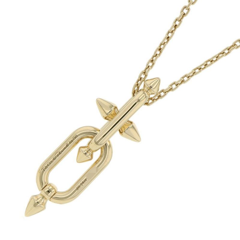 ティファニー ネックレス タイタン by ファレル・ウィリアムス ペンダント ダイヤモンド 計0.24ct K18YGイエローゴールド 73471109