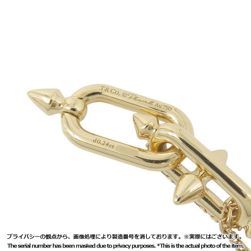 ティファニー ネックレス タイタン by ファレル・ウィリアムス ペンダント ダイヤモンド 計0.24ct K18YGイエローゴールド 73471109
