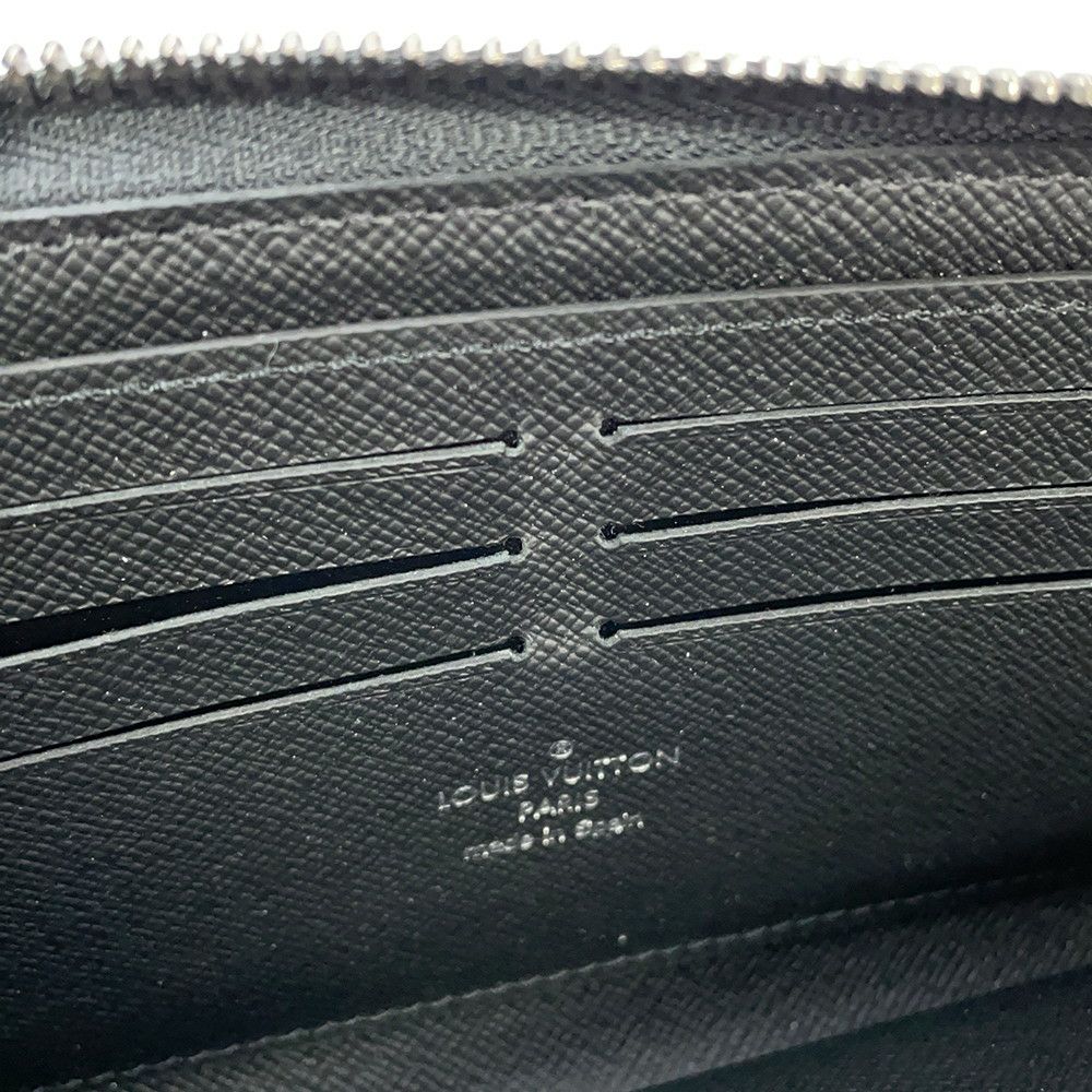 ルイヴィトン 長財布 モノグラム・エクリプス ジッピーウォレット・ホリゾンタル M11611 メンズ 黒 ブラック