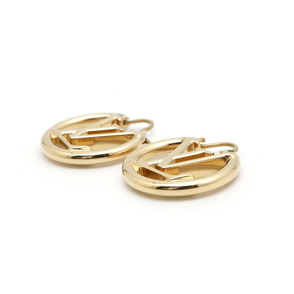 ルイヴィトン ピアス ルイーズ LV サークル メタル M00396 LOUIS VUITTON アクセサリー