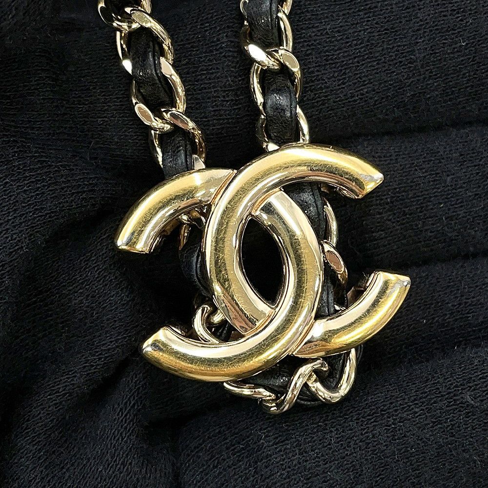 シャネル チェーンショルダーバッグ マトラッセ ココマーク ラムスキン AS0197 CHANEL ミニバッグ 黒