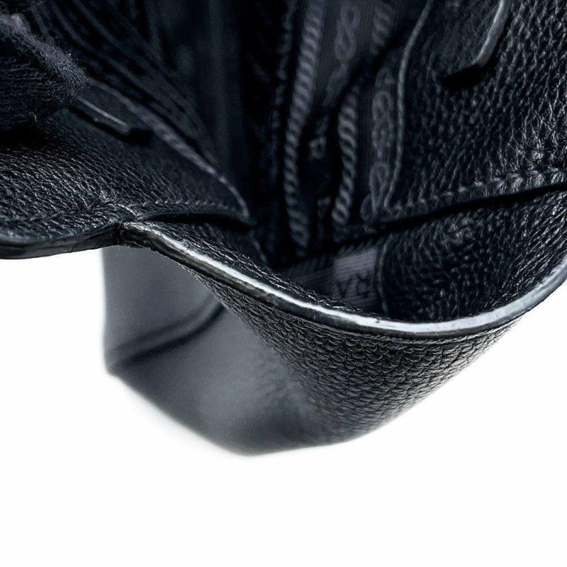 プラダ トートバッグ レザー 1BG112 PRADA ショルダーバッグ 黒 アウトレット品