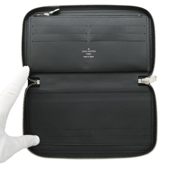 ルイヴィトン 長財布 タイガ ジッピー・オーガナイザー NM M30056 LOUIS VUITTON ブラック 黒