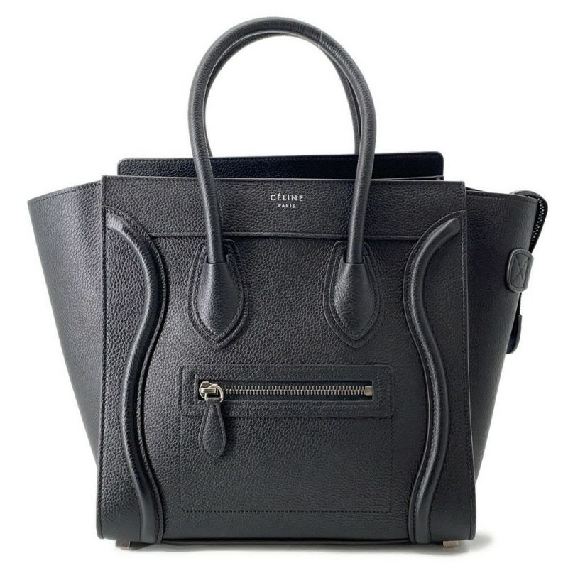 セリーヌ ハンドバッグ ラゲージ マイクロ ショッパー 167793 CELINE 黒
