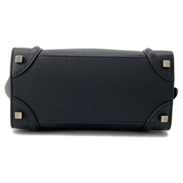 セリーヌ ハンドバッグ ラゲージ マイクロ ショッパー 167793 CELINE 黒