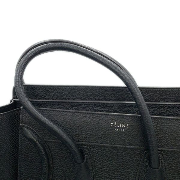 セリーヌ ハンドバッグ ラゲージ マイクロ ショッパー 167793 CELINE 黒
