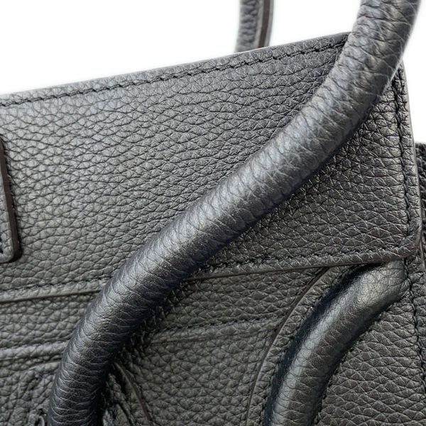 セリーヌ ハンドバッグ ラゲージ マイクロ ショッパー 167793 CELINE 黒