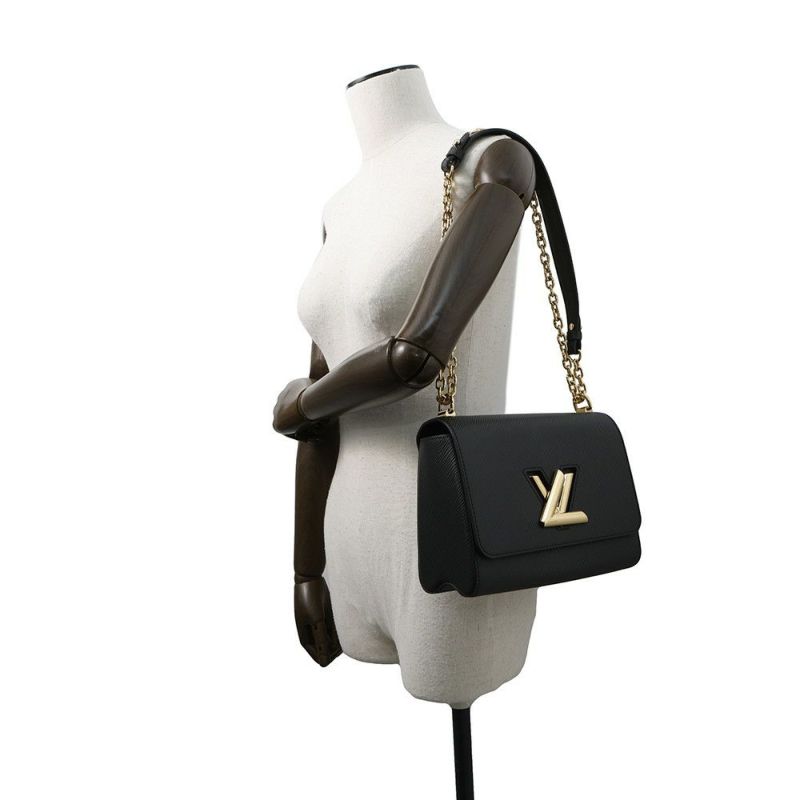 ルイヴィトン ショルダーバッグ エピ ツイストMM M21113 LOUIS VUITTON ブラック 黒