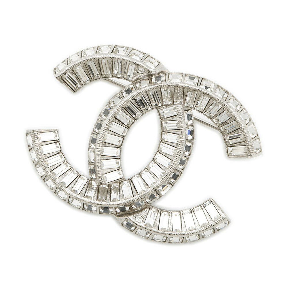 シャネル ブローチ ココマーク ラインストーン A23V A63085 CHANEL アクセサリー