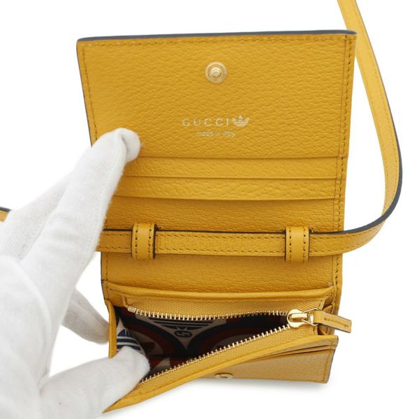 グッチ ショルダーウォレット アディダスコラボ ホースビット レザー 702248 GUCCI adidas 財布