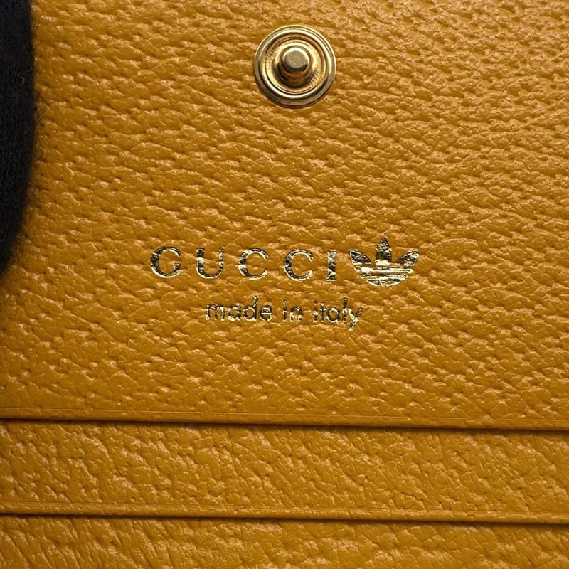 グッチ ショルダーウォレット アディダスコラボ ホースビット レザー 702248 GUCCI adidas 財布