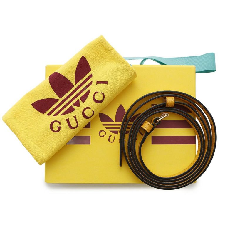 グッチ ショルダーウォレット アディダスコラボ ホースビット レザー 702248 GUCCI adidas 財布