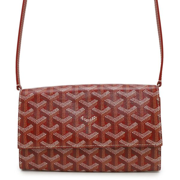 ゴヤール ショルダーウォレット ヴァレンヌレザー PVC GOYARD 財布