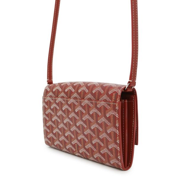 ゴヤール ショルダーウォレット ヴァレンヌレザー PVC GOYARD 財布