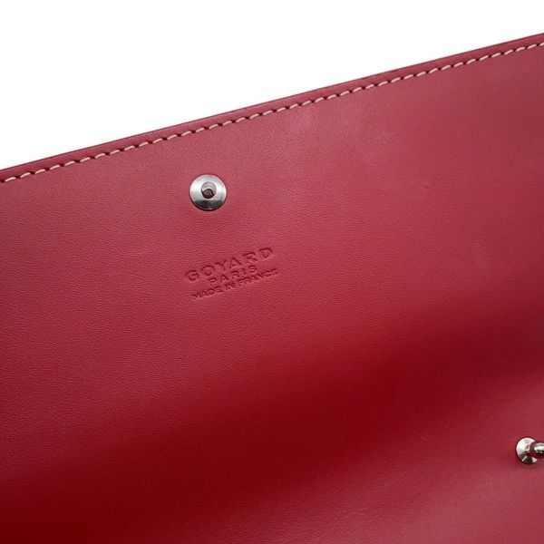 ゴヤール ショルダーウォレット ヴァレンヌレザー PVC GOYARD 財布