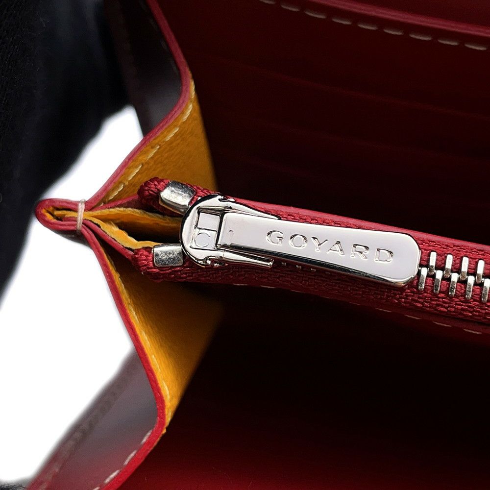ゴヤール ショルダーウォレット ヴァレンヌレザー PVC GOYARD 財布