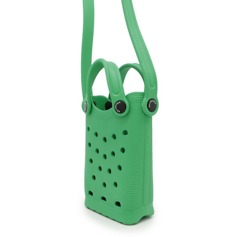 バレンシアガ ショルダーバッグ クロックス CROCSコラボ フォンホルダー ラバー 702264 BALENCIAGA 2way