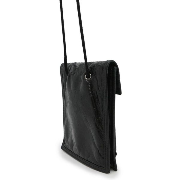 バレンシアガ ショルダーポーチ エクスプローラー レザー 532298 BALENCIAGA サコッシュ 黒