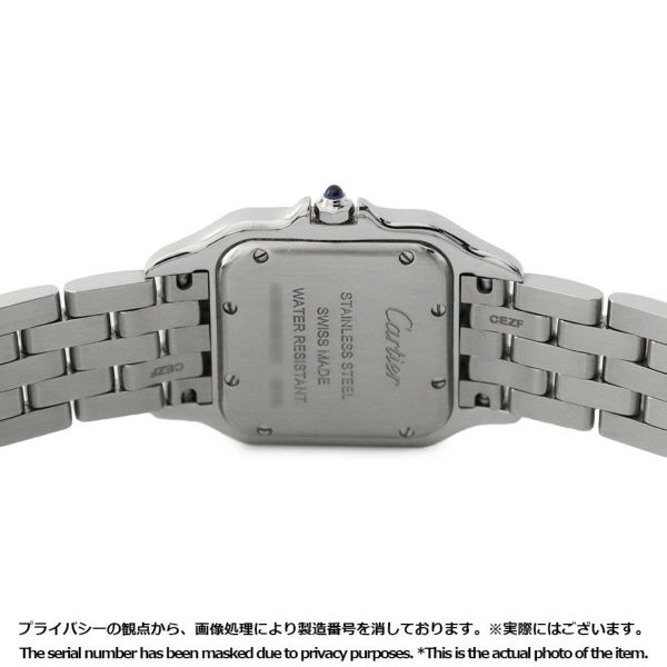 カルティエ パンテール ドゥ カルティエ MM ダイヤベゼル W4PN0008 Cartier 腕時計 シルバー文字盤