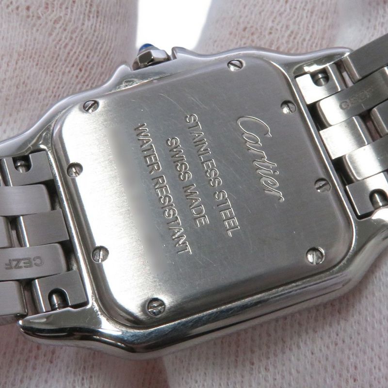 カルティエ パンテール ドゥ カルティエ MM ダイヤベゼル W4PN0008 Cartier 腕時計 シルバー文字盤