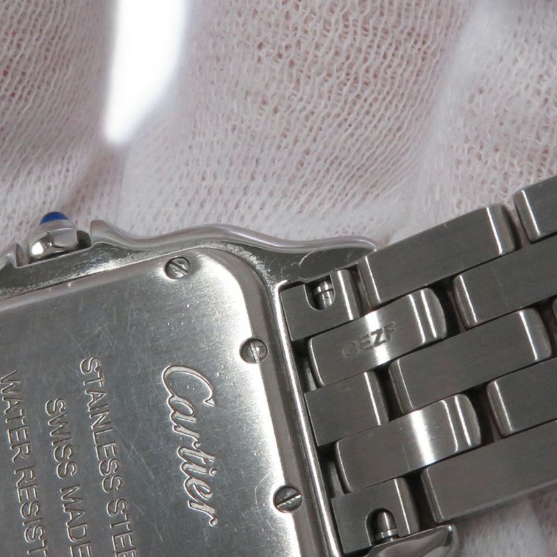 カルティエ パンテール ドゥ カルティエ MM ダイヤベゼル W4PN0008 Cartier 腕時計 シルバー文字盤