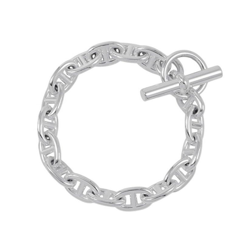 エルメス ブレスレット シェーヌダンクルMM 17コマ SV925シルバー HERMES ジュエリー