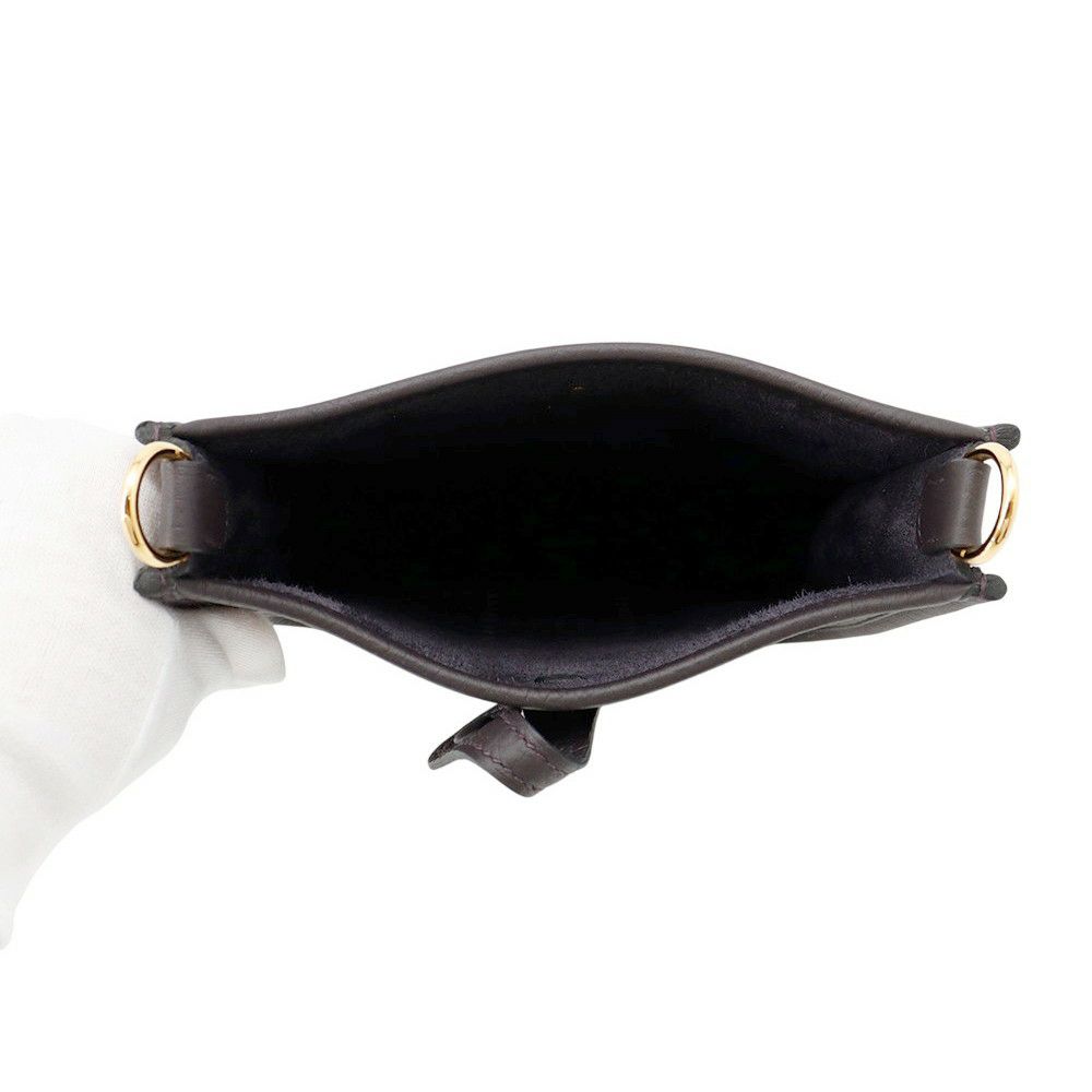 エルメス ショルダーバッグ エブリンTPM 111cm プルノワール/ゴールド金具 トリヨンクレマンス W刻印 HERMES Evelyne