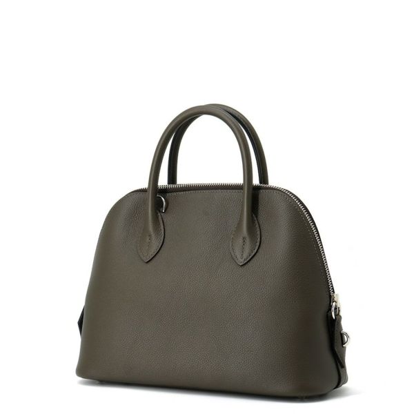 エルメス ボリード1923 25 ヴェルソ ヴェールマキ/セージ/シルバー金具 エバーカラー K刻印 2wayショルダー