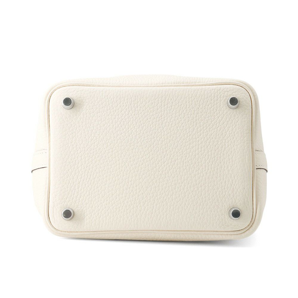 エルメス ハンドバッグ ピコタンロックPM ナタ/シルバー金具 トリヨンクレマンス K刻印 HERMES トートバッグ