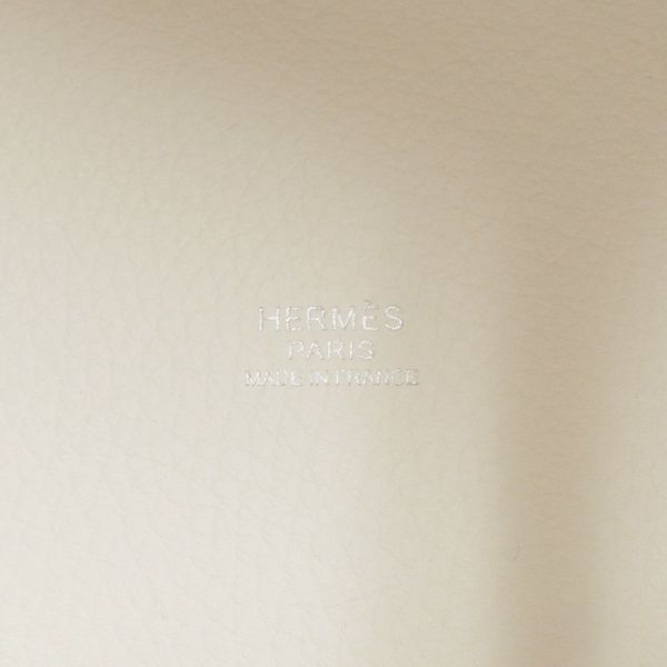 エルメス ハンドバッグ ピコタンロックPM ナタ/シルバー金具 トリヨンクレマンス K刻印 HERMES トートバッグ