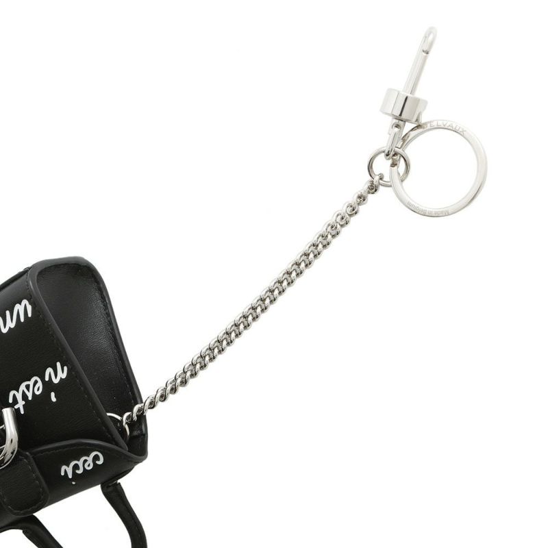 デルボー バッグチャーム ブリヨン Delvaux チャーム キーホルダー デルヴォー黒