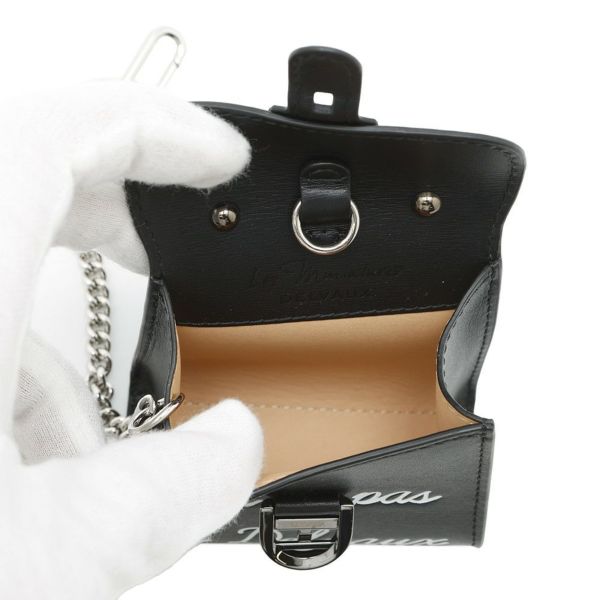 デルボー バッグチャーム ブリヨン Delvaux チャーム キーホルダー デルヴォー黒